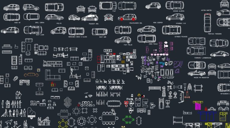 كتل AutoCAD وكائنات BIM وفر الوقت وتأكد من الدقة مع مكتبة CAD