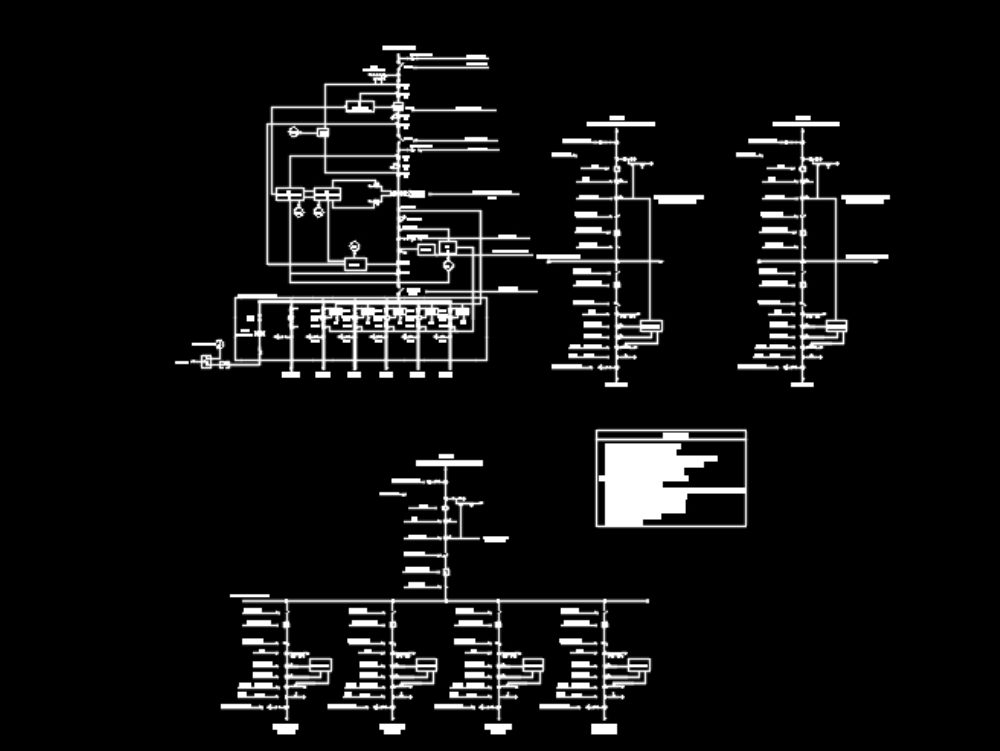 Diagramas Unifilares De Subesta Es Em Dwg Biblioteca Cad