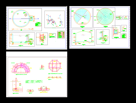 Reservorio En DWG Librería CAD