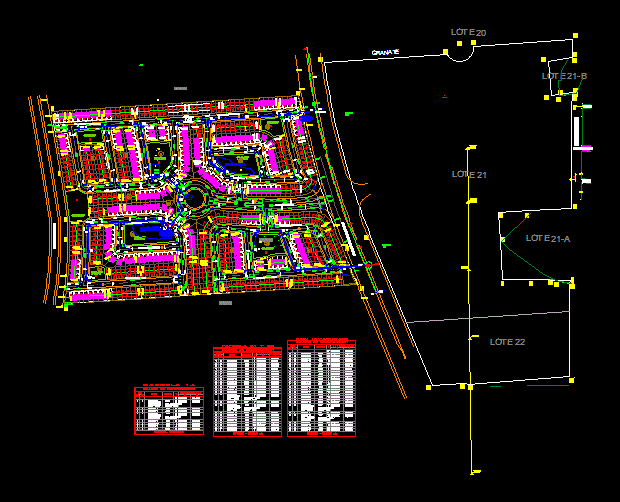 Drenaje Pluvial En DWG Librería CAD