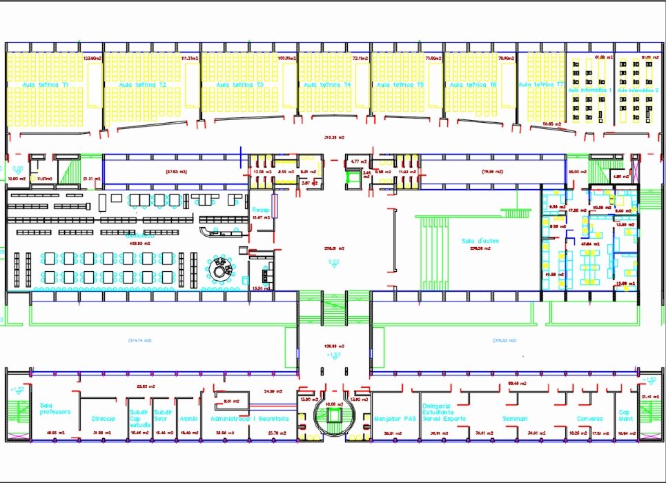 Cole D Architecture Dans Autocad Biblioth Que Cao