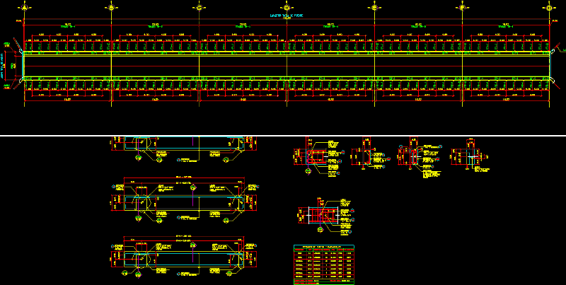 Detalle De Postes Y Barandales En DWG Librería CAD