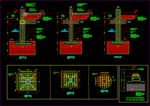 Detalles Completos de Zapatas Aisladas en AutoCAD ...
