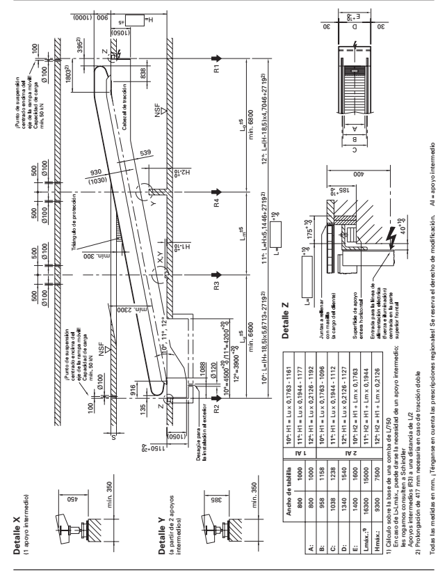 Plano Técnico de Rampa Mecánica