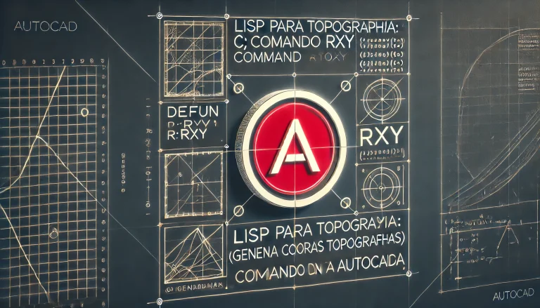 Lisp para topografia se activa con el comando rxy