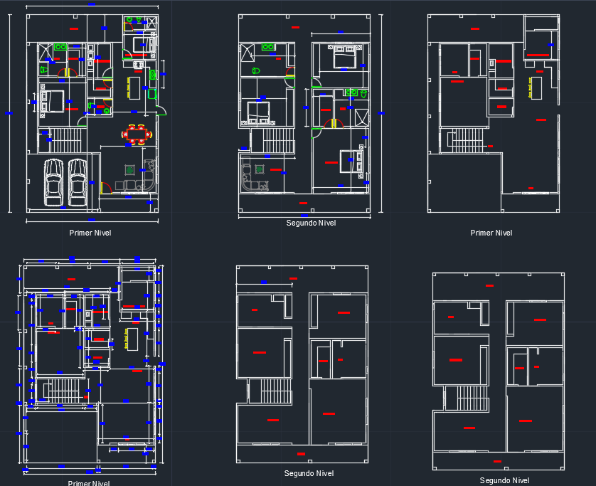 Planos de Casa con 2 niveles