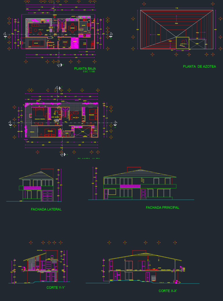 plans de maison d'architecture