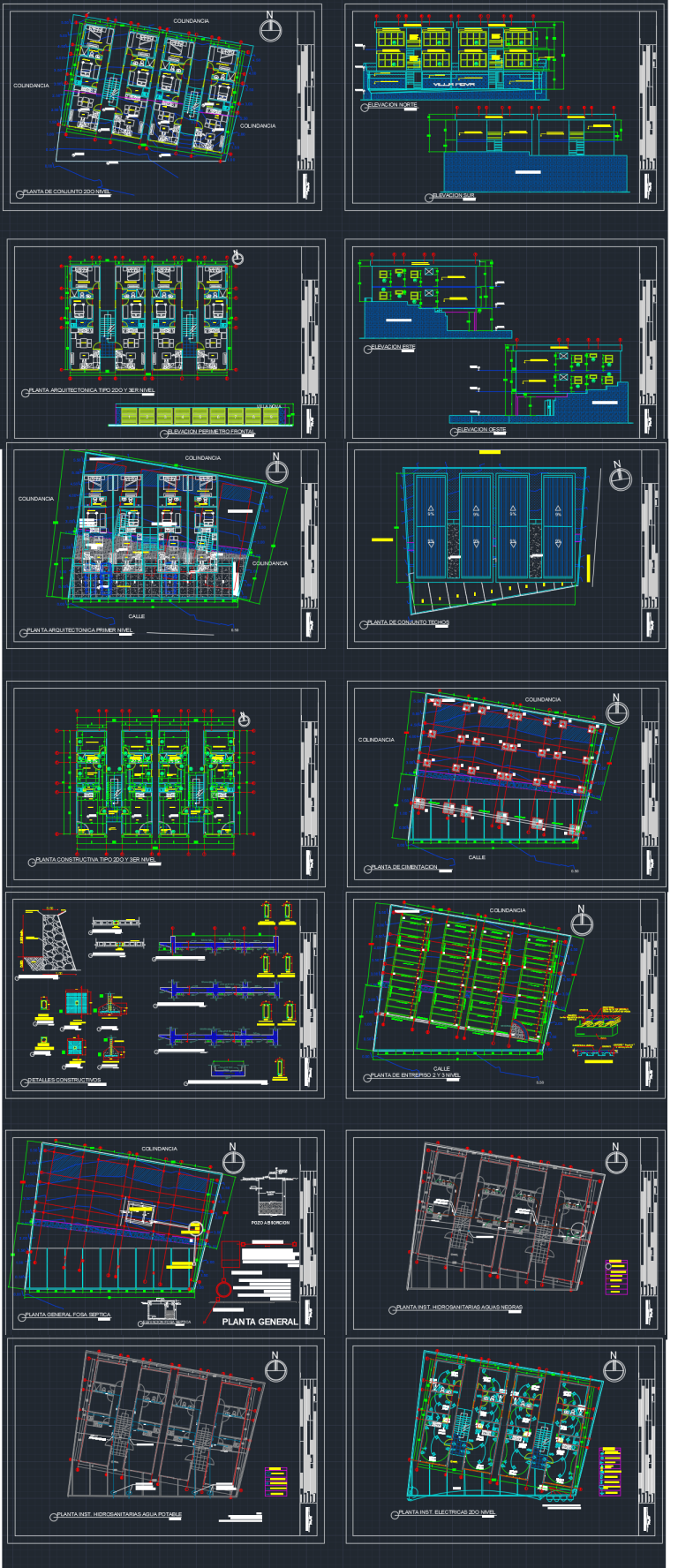 conjunto de apartamentos