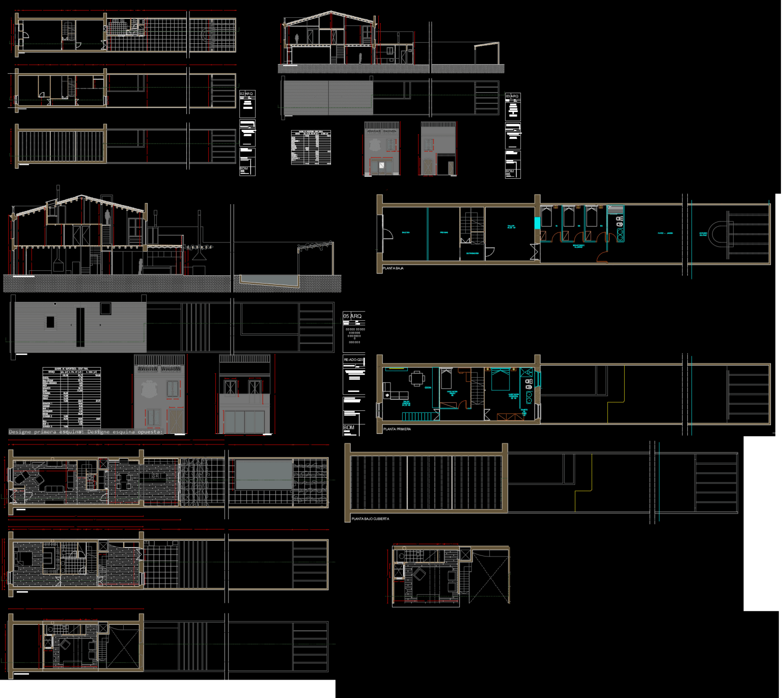 Vivienda Unifamiliar En Revit En RVT (10.95 MB) | Librería CAD