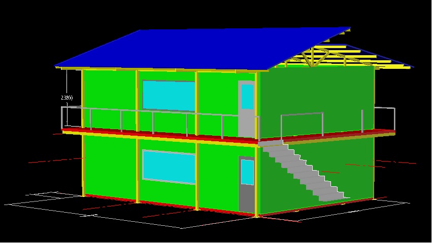 MODULO AULAS ESTRUCTURA METALICA