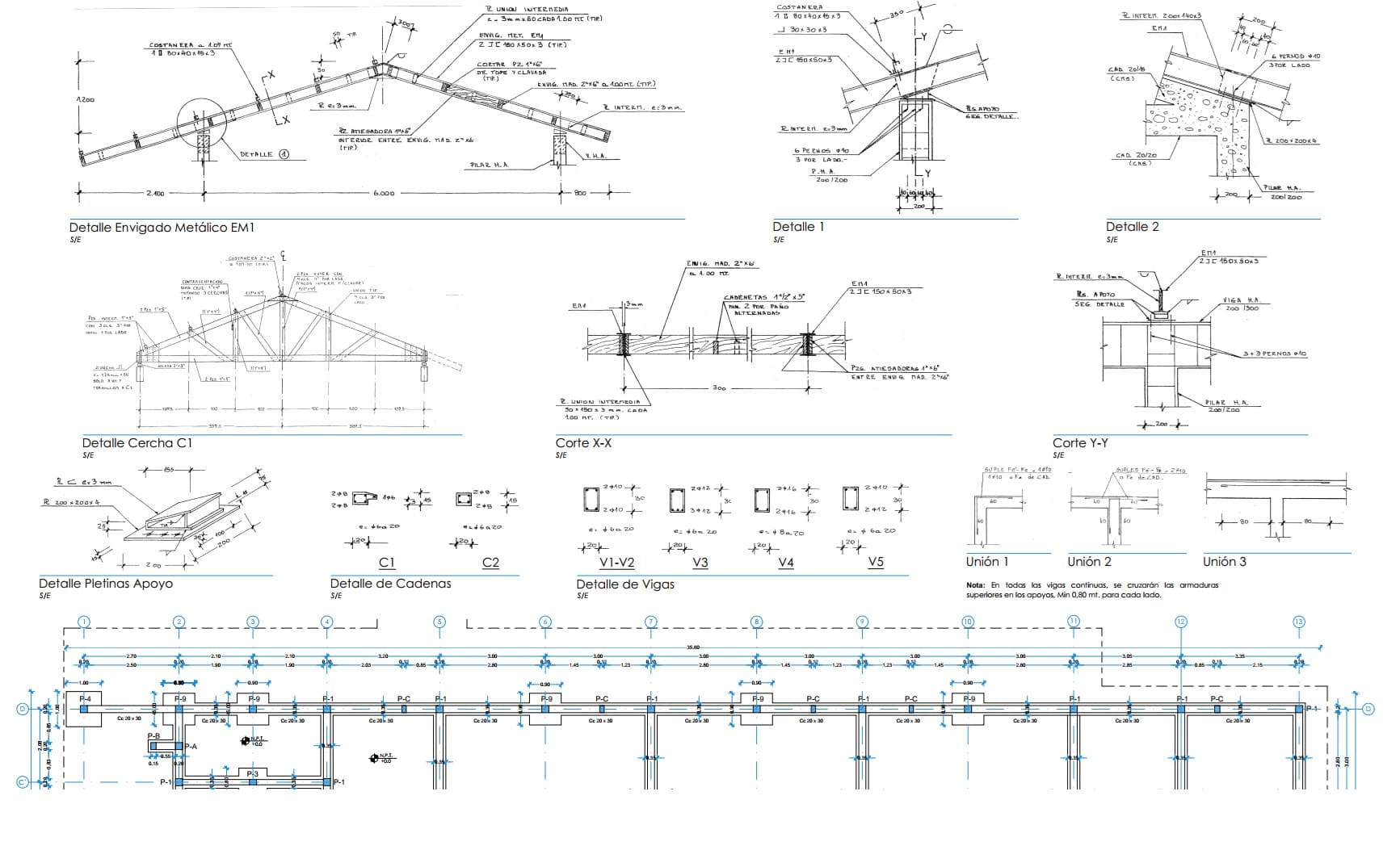 Plano Construccion Escuela Junquillar