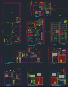 Plano Arquitectónico de Vivienda Unifamiliar