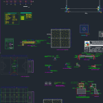 Plano de Losa Deportiva con Especificaciones Estructurales