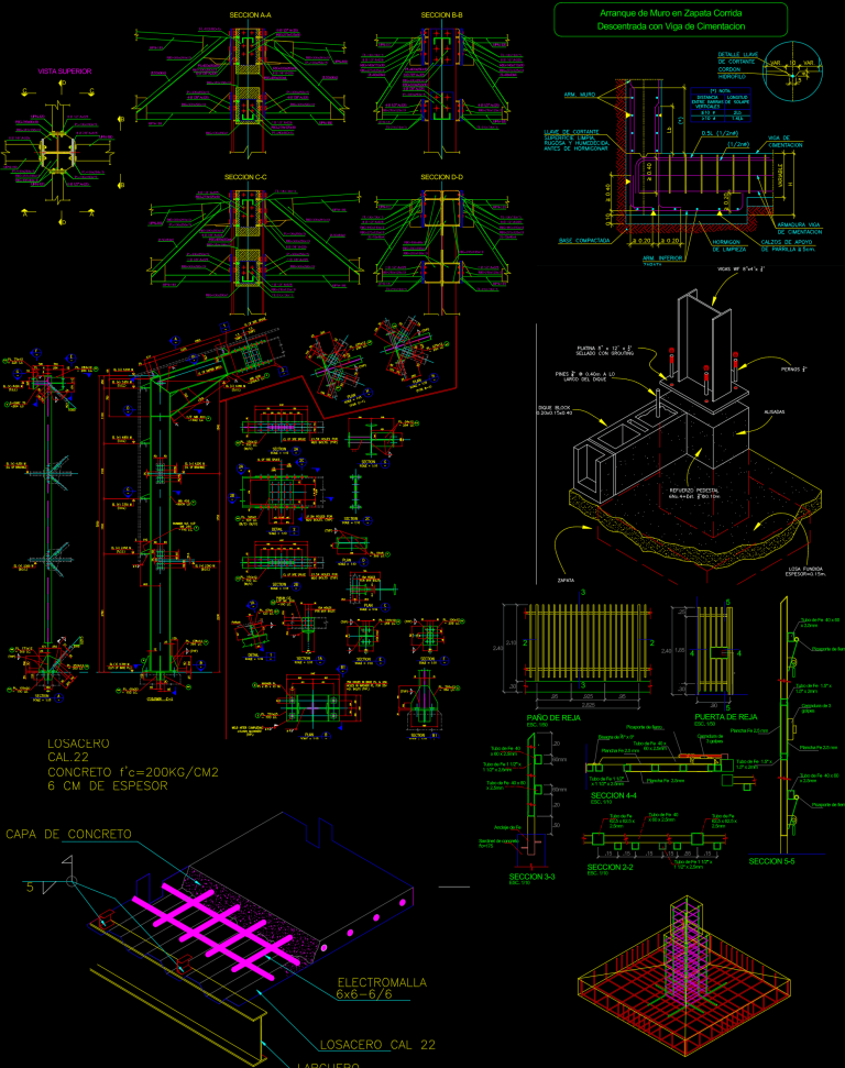 Detalles Constructivos de Muros y Losacero
