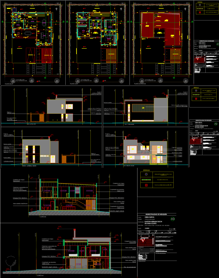 Planos Arquitectónicos de Vivienda en Neuquén