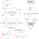 Detalles Caseta de Hidrante, Válvulas y Arco de Riego