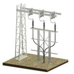 Estructura de transmisión eléctrica