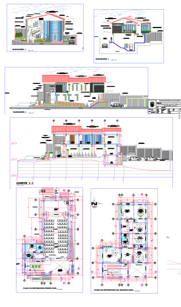 Communal premises plan in DWG (10.97 MB) | CAD library