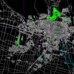 Plano Urbano de Mendoza, Argentina