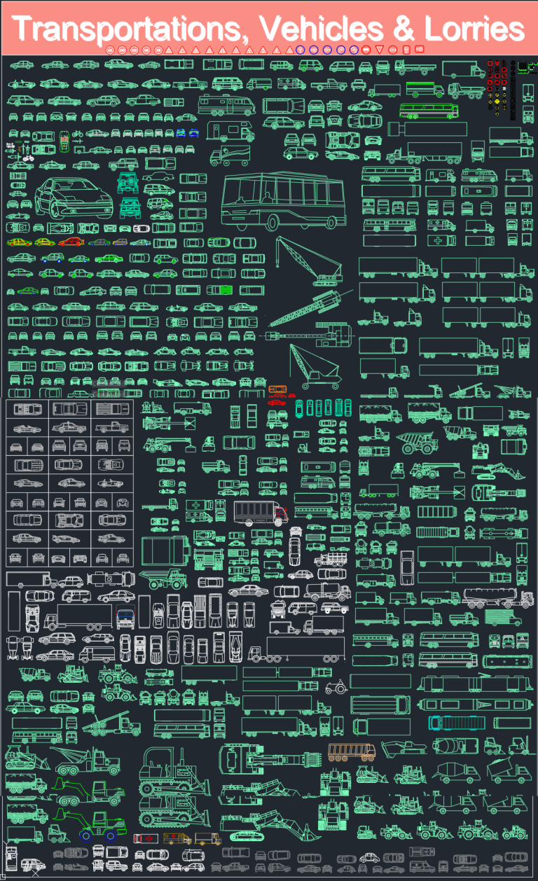 Colección Completa de Vehículos y Transporte