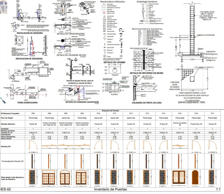 Proyecto Habitacional con Planos Arquitectónicos, Estructurales e Instalaciones