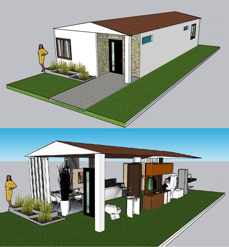 Casa Minimalista de Una Planta