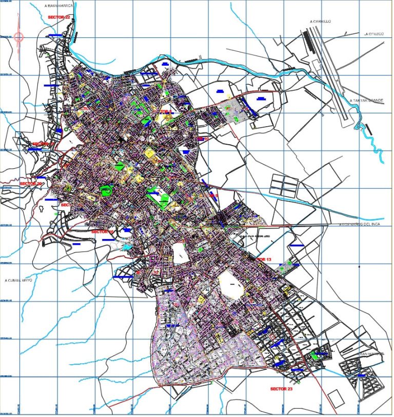 Plano Catastral de Cajamarca 2017
