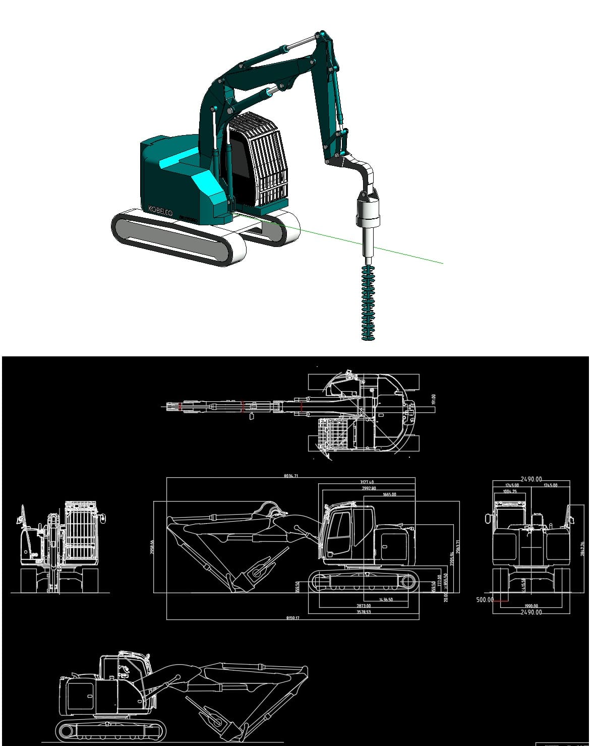 Excavadora Hidráulica de Orugas
