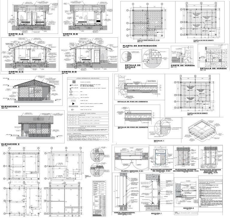 Set of Rural Housing Plans