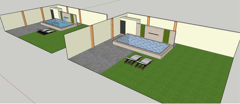 Piscina Rectangular Moderna