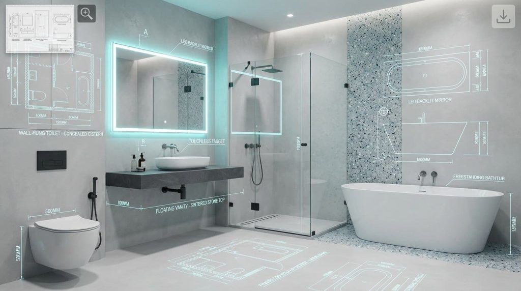 modern bathroom fixtures