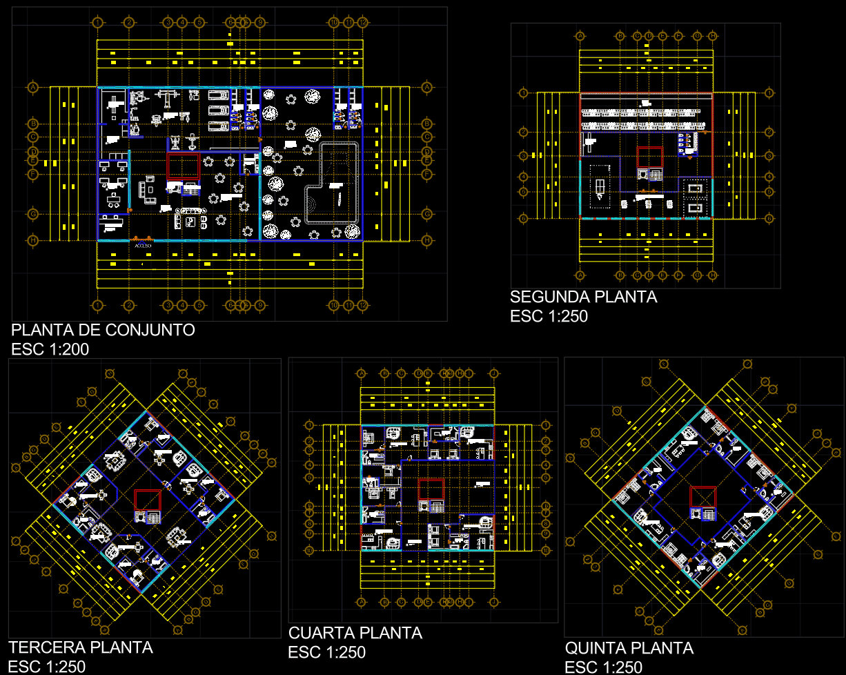 planos de hotel