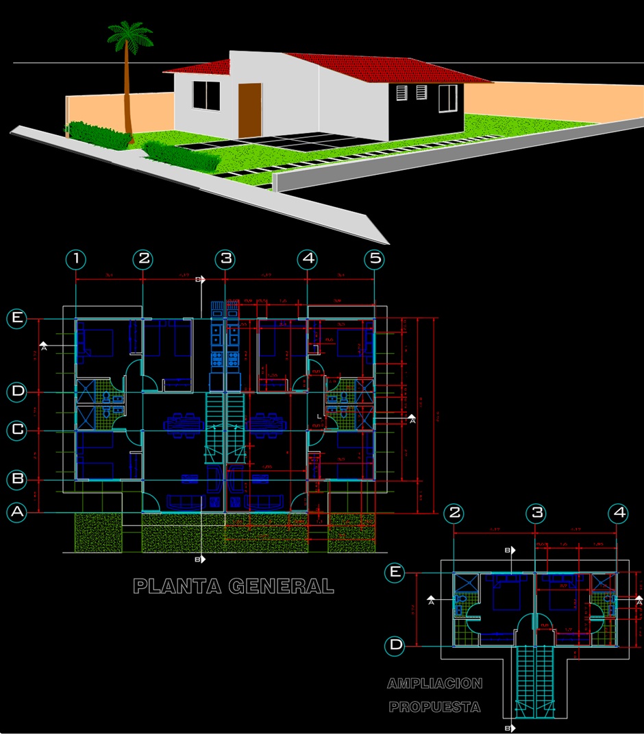 Vivienda Económica de 70 mts2