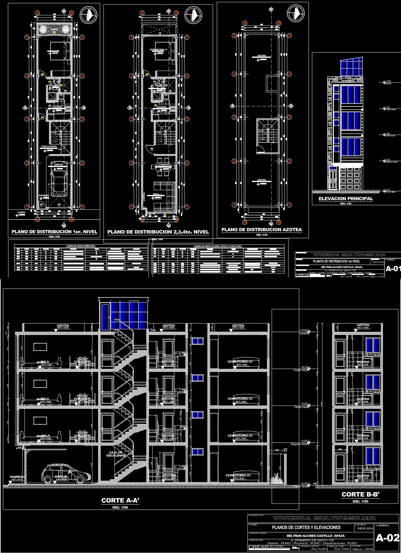 vivienda multifamiliar completa