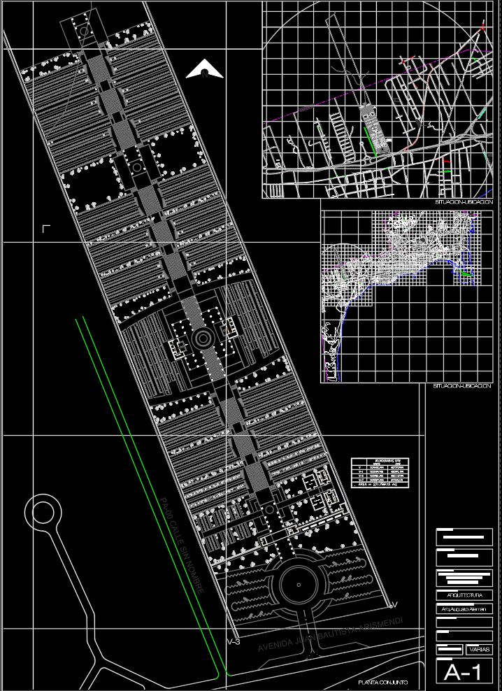 Plano de Cementerio Municipal