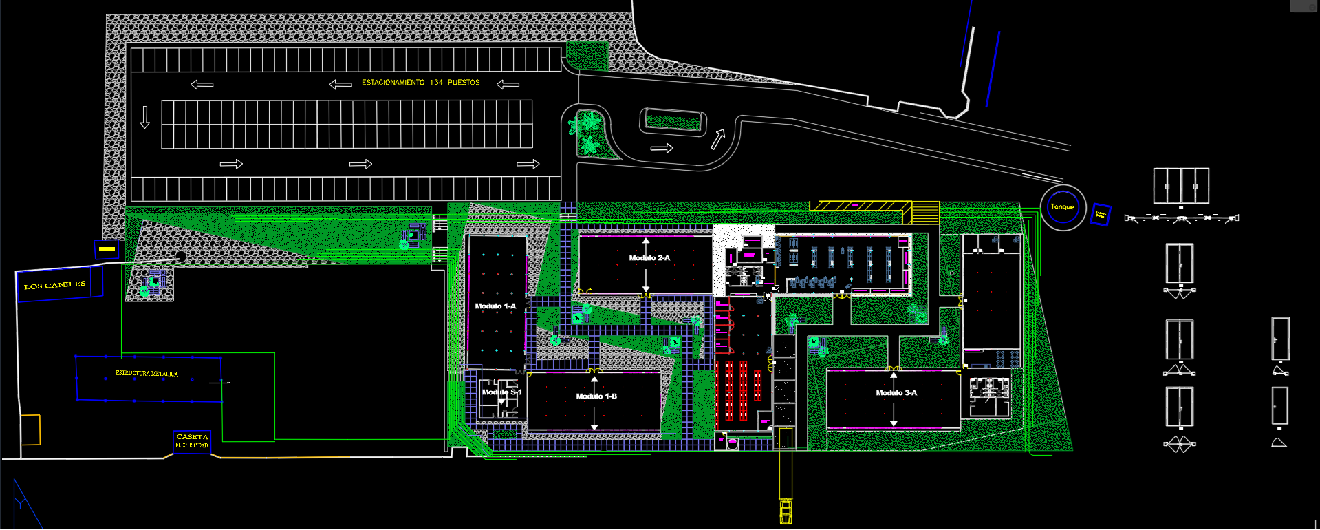 Plano de Distribucion de Puertas Automercado