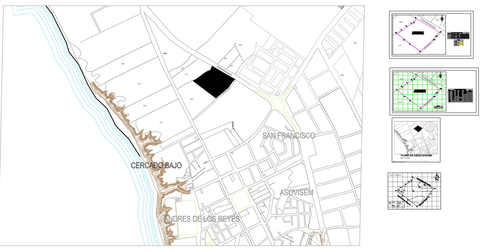 Plano Perimétrico de Terreno en Chancay