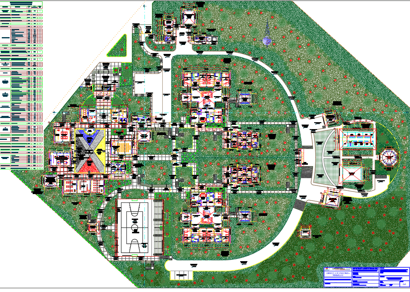 Planimetría de Colegio en Alto Amazonas