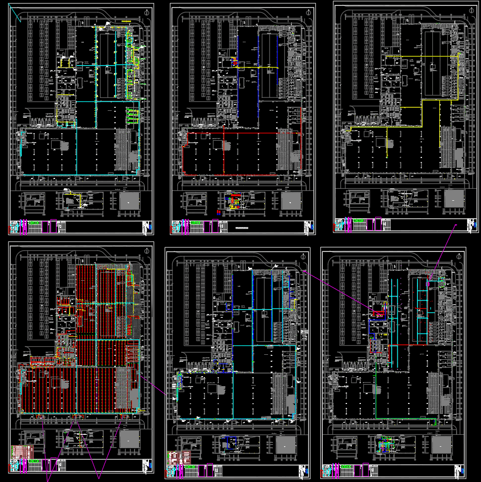 Plano de Diseño de Planta Industrial