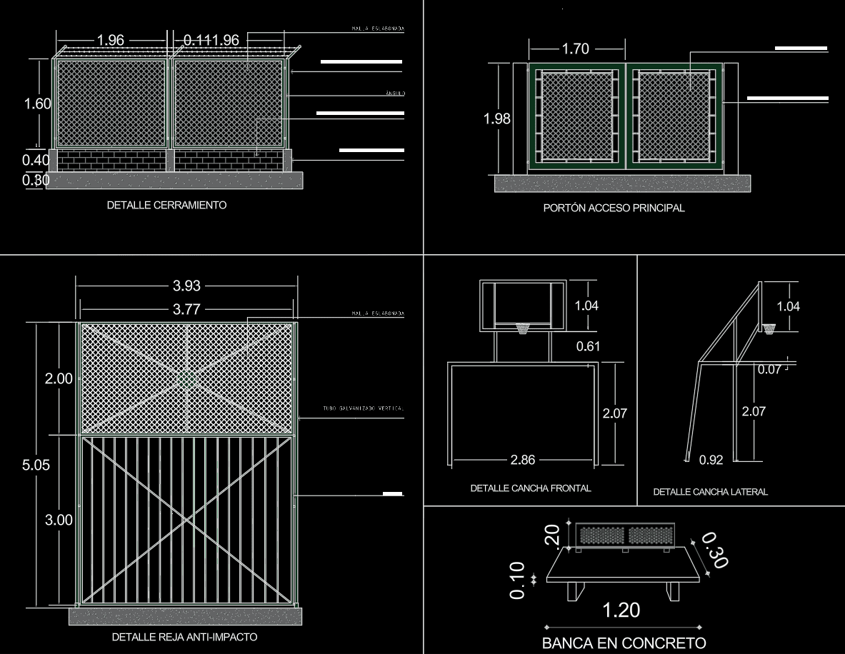 Diseño de Infraestructura para Cancha Deportiva