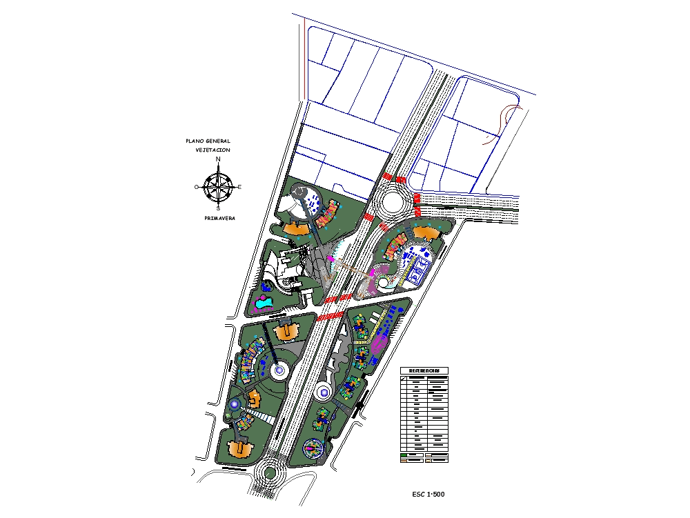 Esquema de urbanizacion