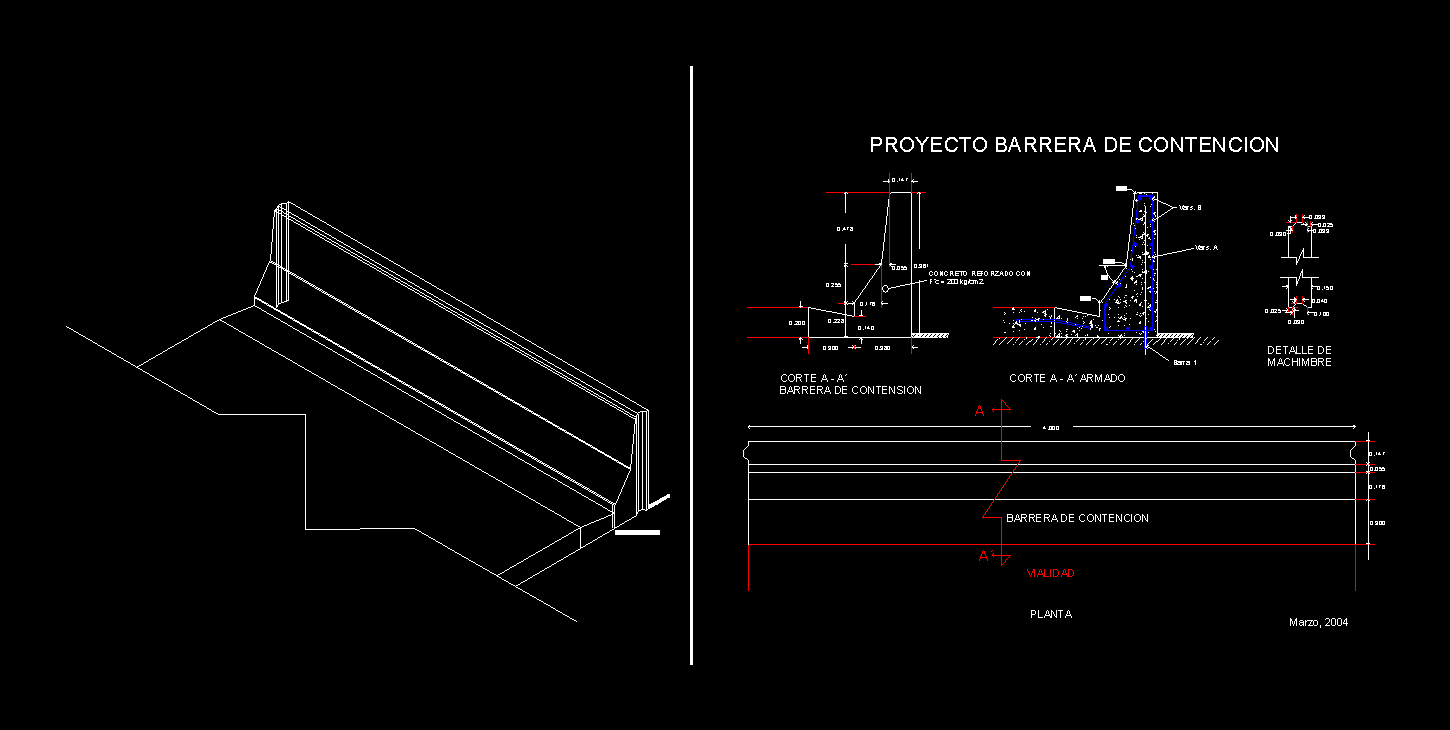 Barras de concreto