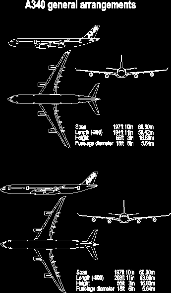 A-340. - avião