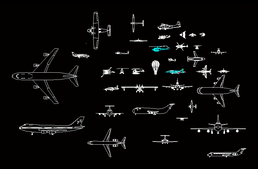 2D-Flugzeuge