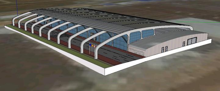 3D-Skp-Flughafen