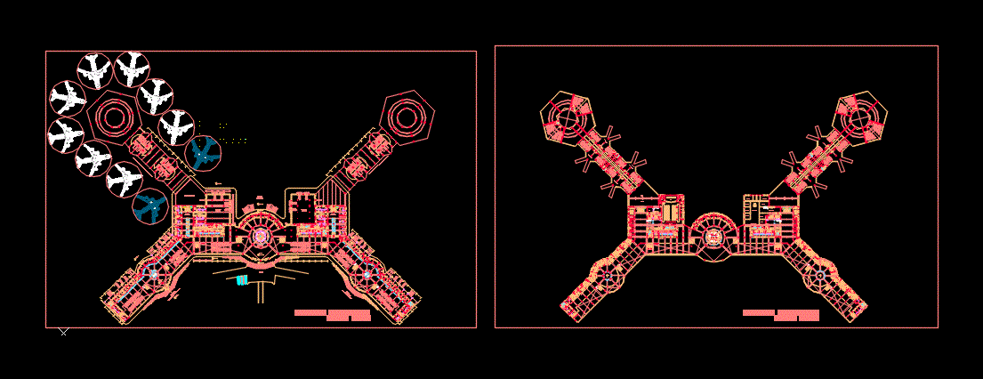 Planos arquitectonicos aeropuerto