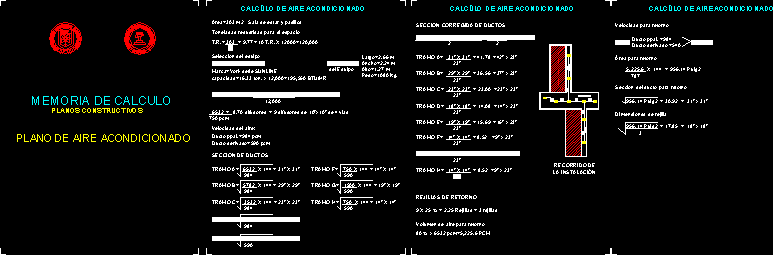 Memoria de calculo para aire acondicionado en un edificio