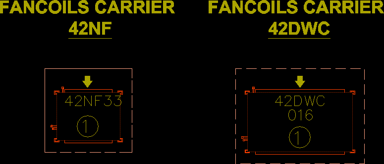 Fancoil carrier aire acondicionado