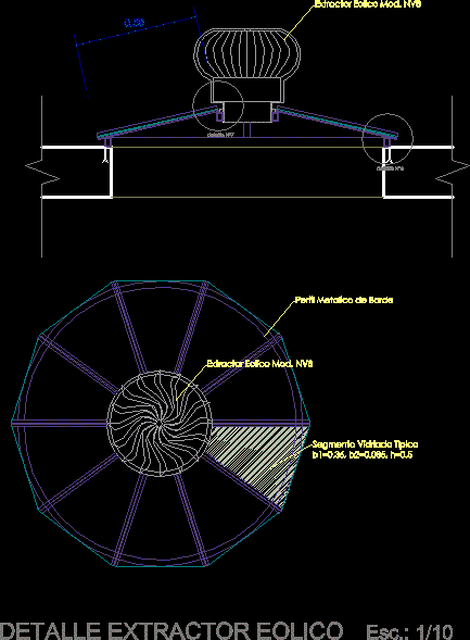 Extractor eolico