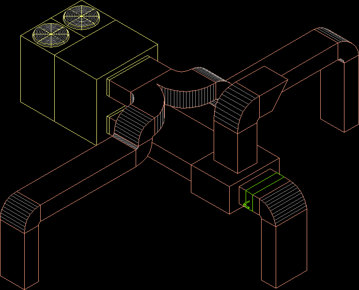 Conducto del techo - duct